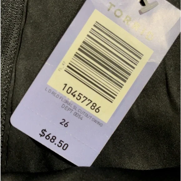 Torrid Black and Pink Floral Dress - Picture 12 of 16